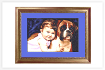 Portrait with a pet Portrait with a pet